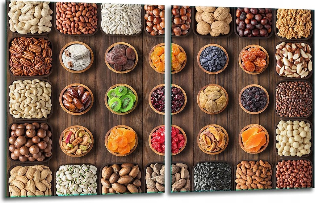 7in1 2x Üveg Tűzhelyvédő Főzőlap 40x52 Fűszerek