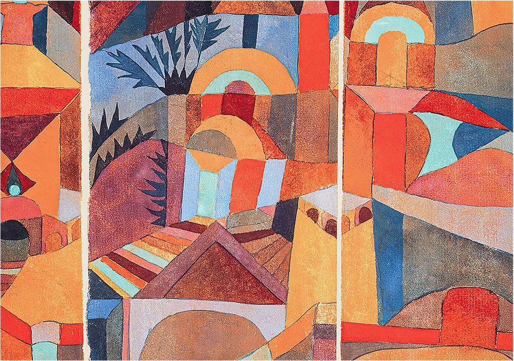 Fotótapéta Flizelin Dekoratív az irodába Színes mozaik 312x219 Ragasztó