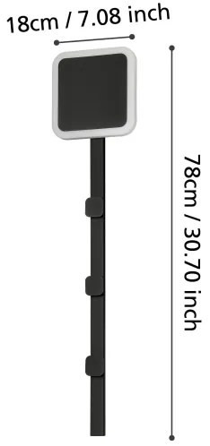 Eglo 99595 - LED Fali akasztó lámpával CARTIGNANO LED/7,8W/230V