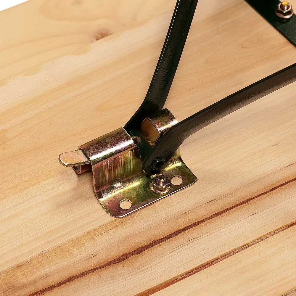 Casaria® Sörpad szett háttámlával 170 cm - összecsukható