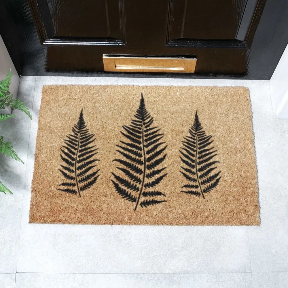 Kókuszrost lábtörlő 40x60 cm Fern Leaf – Artsy Doormats
