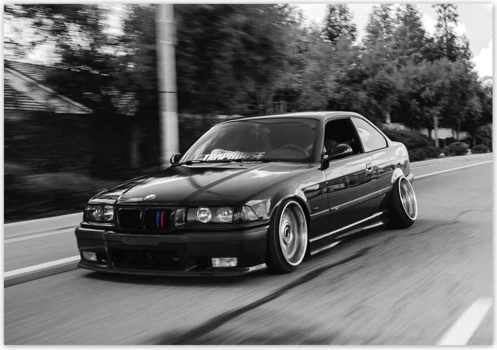 Poszterek 100x70 Bmw 3 Hármas Buma Klasszikus autó Daily Car