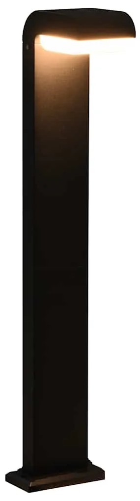 vidaXL fekete ovális kültéri LED lámpa 9 W