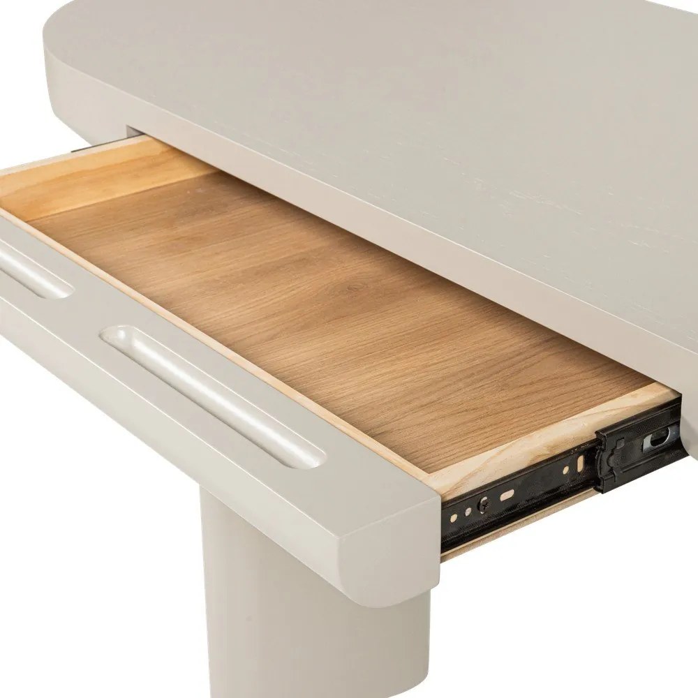 Bézs konzolasztal 50x120 cm Mael – WOOOD