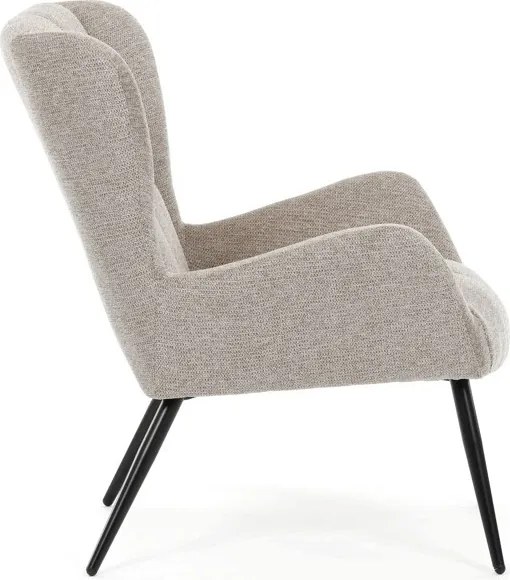 Fotel (füles), barna, szövet, AK-H9206 COF2