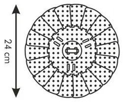 Tescoma PRESTO gőz ventilátor, átmérő: 24 cm