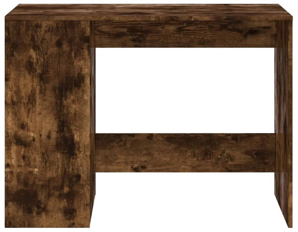 füstös tölgy színű szerelt fa íróasztal 102x50x75 cm