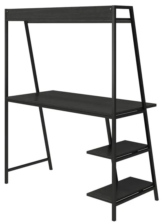 Fali íróasztal tölgyfa dekoros asztallappal 51x111 cm Bushwick – Novogratz