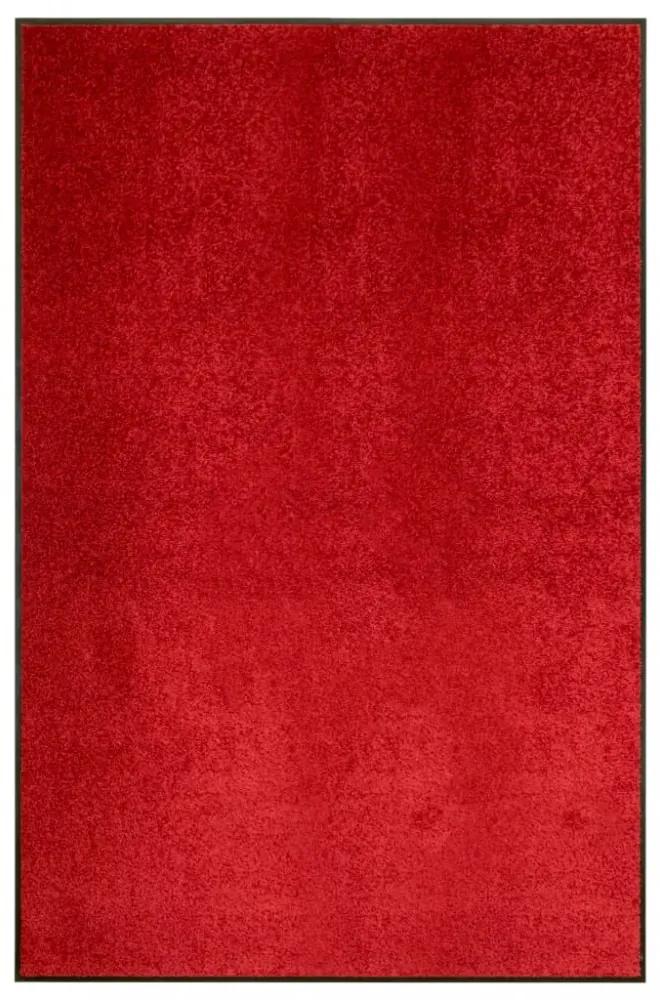 Piros kimosható lábtörlő 120 x 180 cm