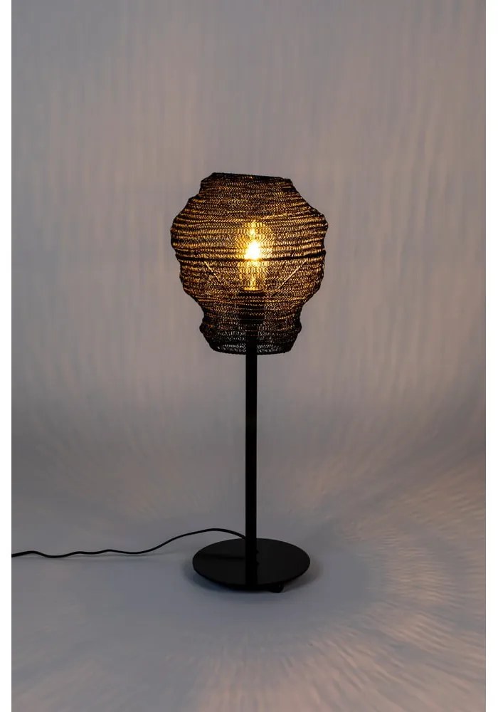 Lena fekete asztali lámpa - White Label