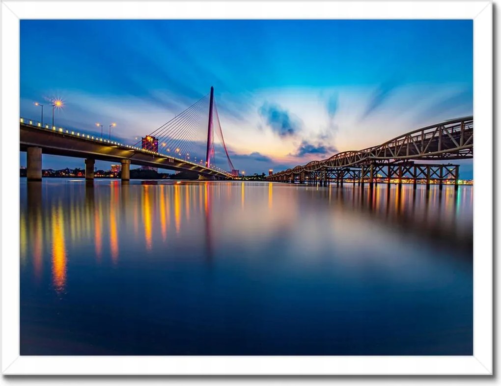 Poszterek keretben 40x30 Kilátás a hídra