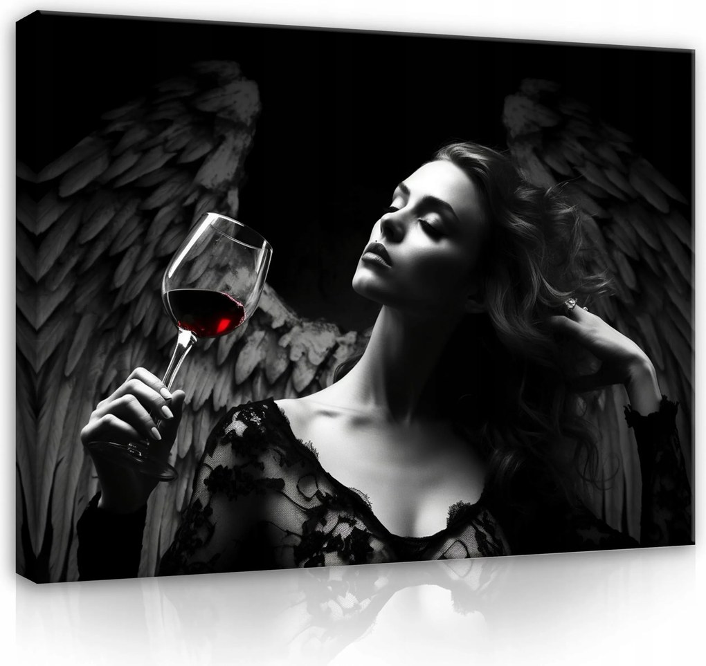 Vászonkép Nő Angyal Hálószoba Nappali Modern 60x40