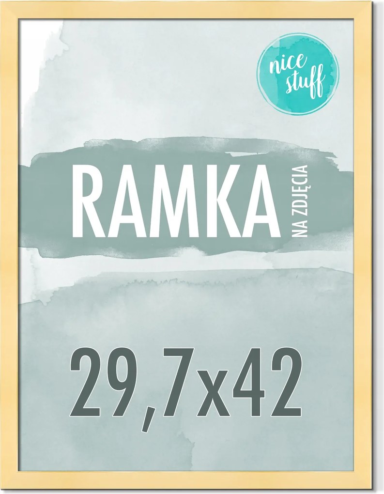 Képkeret A3 29,7x42 Képkeret 42x29,7 Mdf Arany