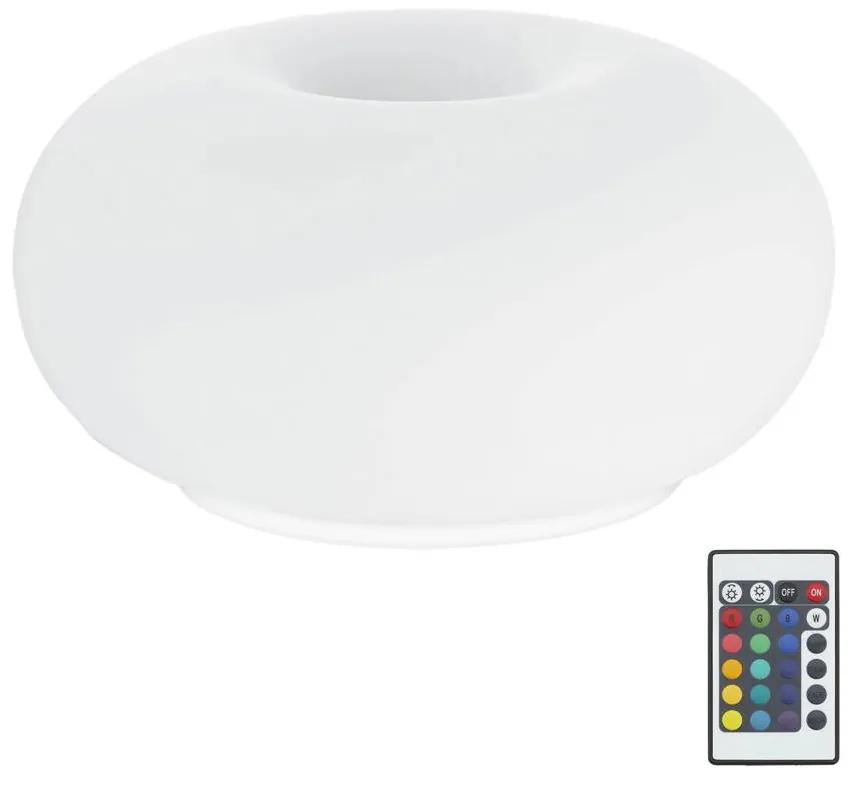 Eglo Eglo 75355 - LED RGB Dimmelhető asztali lámpa OPTICA-C 2xE27/7,5W/230V EG75355