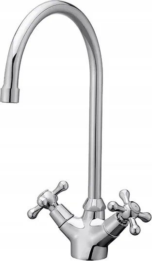 Álló konyhai csaptelep Cooke&amp;Lewis j ezüst