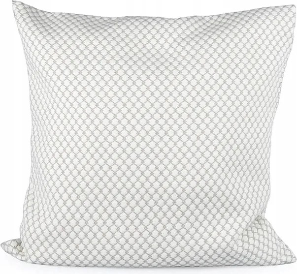 Dekoratív párnahuzat bézs 40x40 hálós