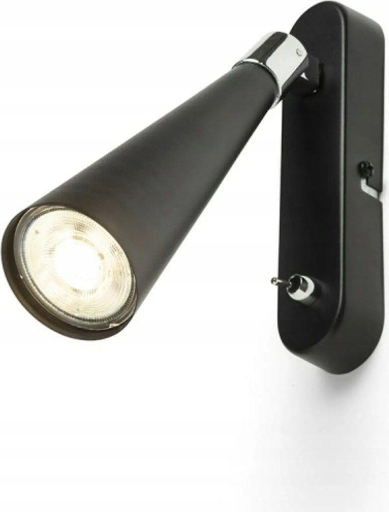 Rendl Alexis fali spotlámpa fekete/króm GU10 max. 5 W 230V