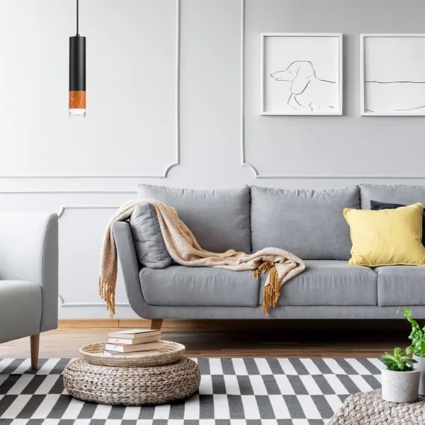 Csillár zsinóron AURELIA 1xGU10/10W/230V