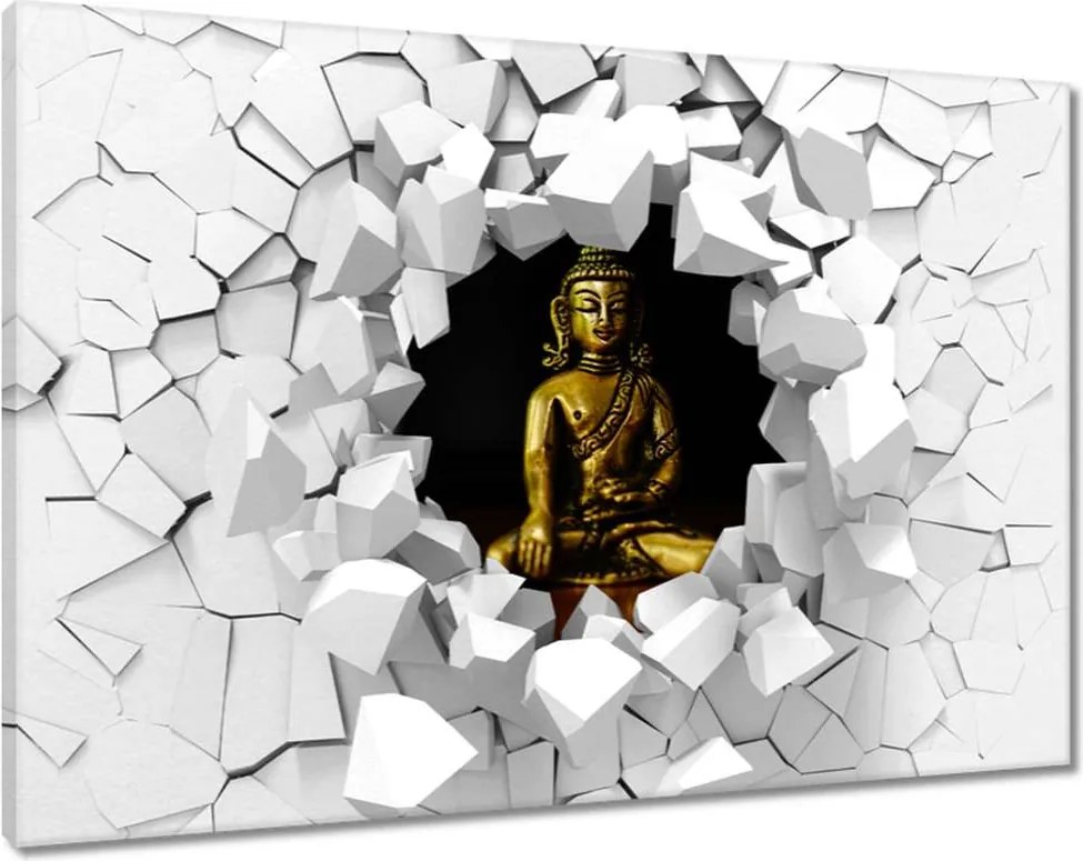 Festmények 120x80 Arany Buddha Arany