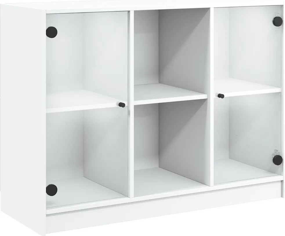vidaXL fehér szerelt fa tálalószekrény 102 x 37 x 75,5 cm