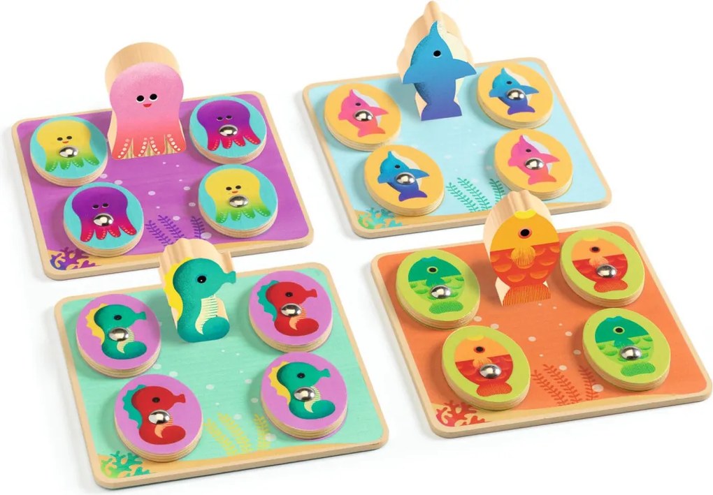 Társasjáték - Tengerben - Ludo Sea - 4 games
