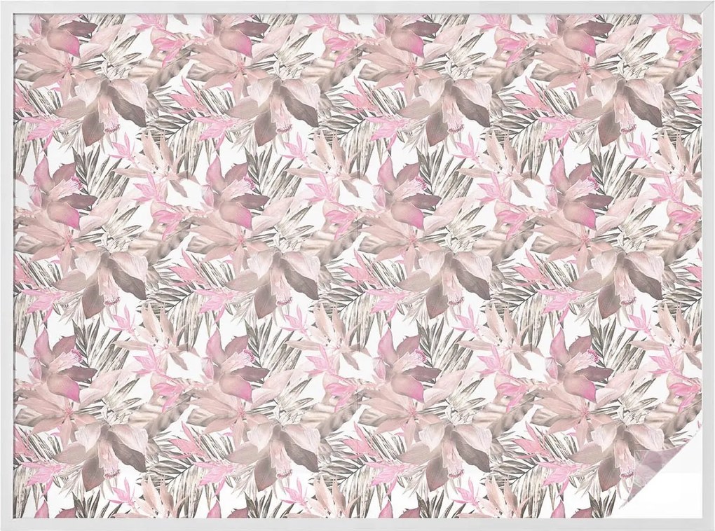 Ablakfólia öntapadós Adatvédelem Pasztell virágok 200x146