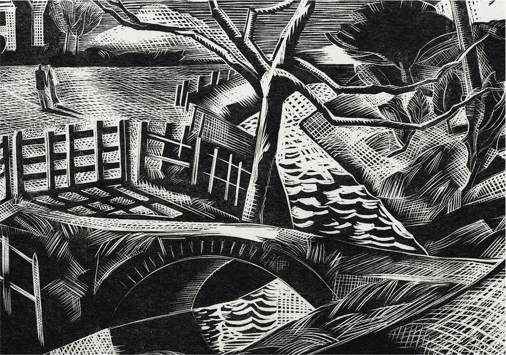 Dekoratív fali tapéta 3D hatással Építészeti táj 312x219