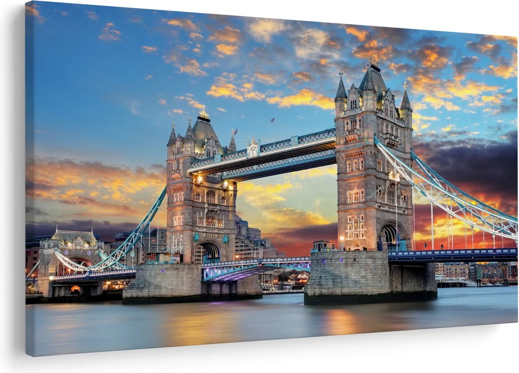 Kép - Tower Bridge, London, Anglia (90x60 cm)