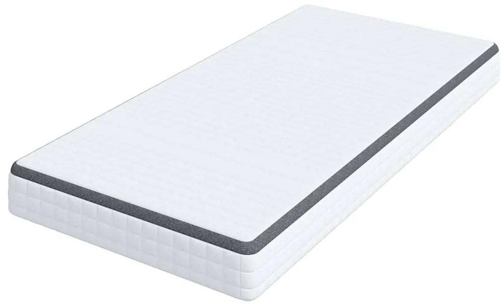 Matrac Fehér és Szürke 90 x 200 cm Bonell Rugó