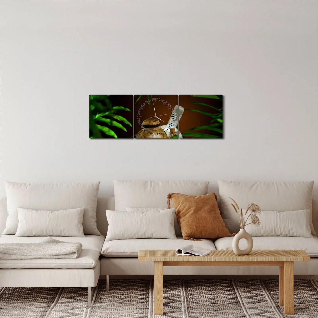 Kép spa dolgokról (órával) (90x30 cm)