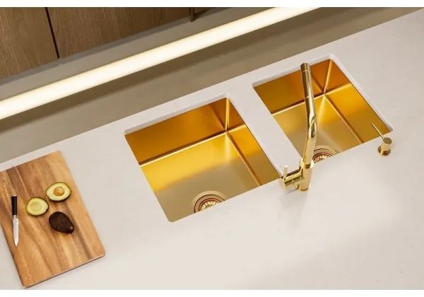 ALVEUS 1103381 - Mosogató QUADRIX 45x45 cm monarch bronz