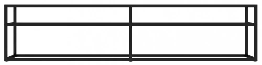 átlátszó edzett üveg TV-szekrény 180 x 40 x 40,5 cm
