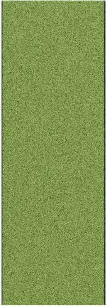 vidaXL Ajtószőnyeg Egyéb Zöld és Fekete 120 x 350 cm Poliamid és PVC