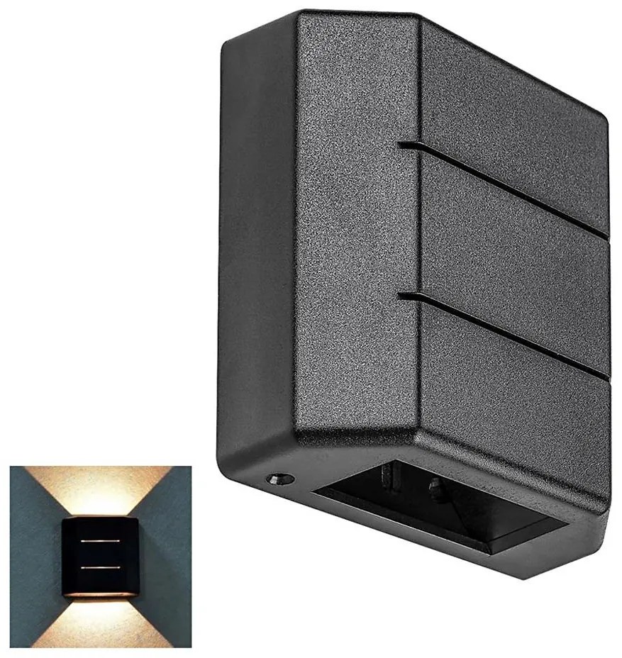 Rabalux 7319 - LED Kültéri fali lámpa LIPPA LED/6W/230V IP54 fekete