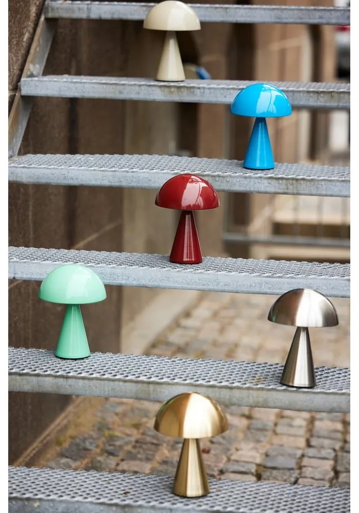 Piros LED dimmelhető asztali lámpa (magasság 20 cm) Mush – Hübsch