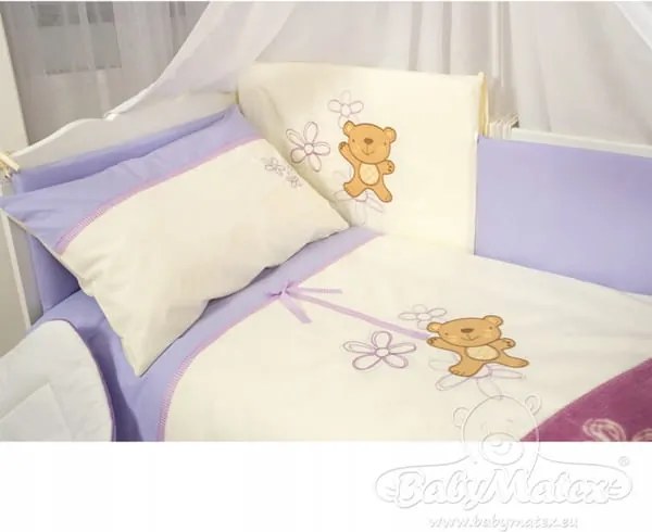 Pamut ágyneműhuzat garnitúra 3 részes 100x135 Teddy Mackó