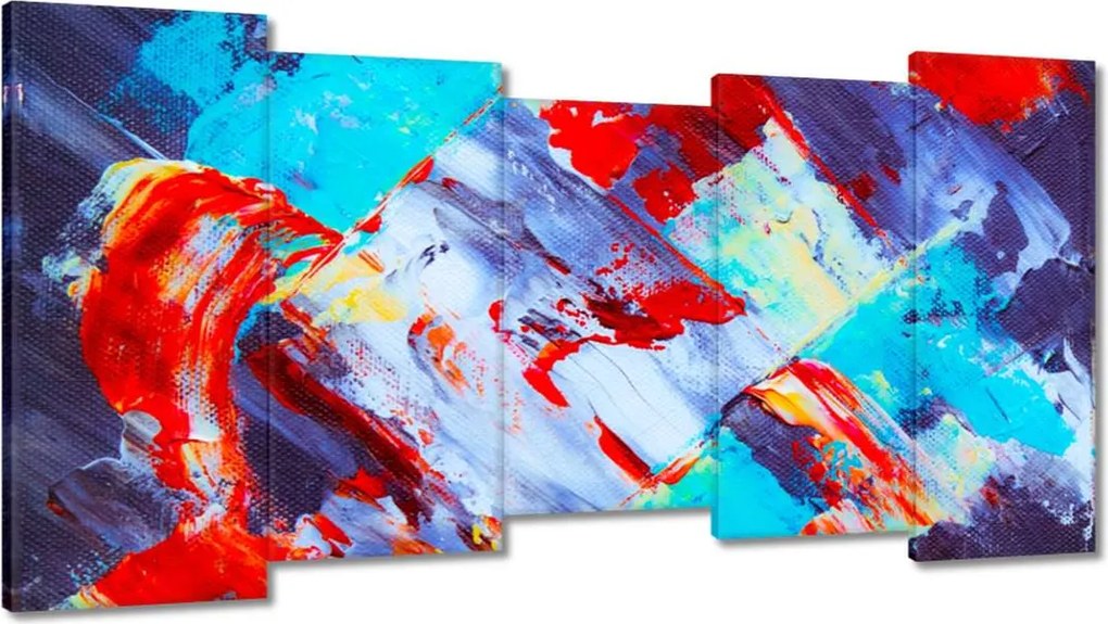 Festmények 150x80 Absztrakt Páva