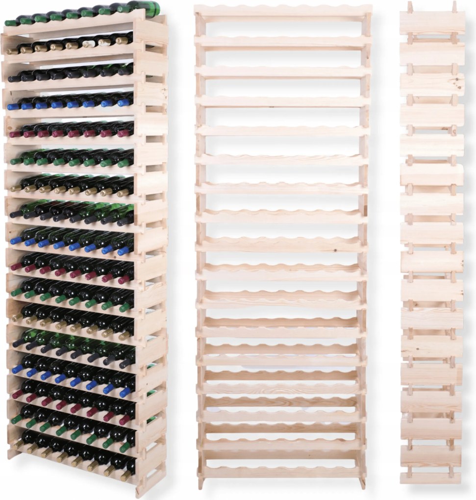 136 palackos bortartó állvány 17x8-as moduláris állvány szerszámok nélkül bővíthető