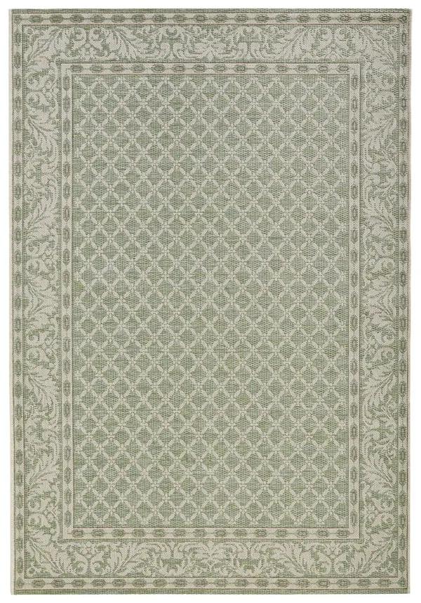 Royal zöld-krémszínű kültéri szőnyeg, 160 x 230 cm - NORTHRUGS