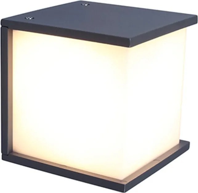 LUTEC 5184601118 BOKSZ CUBE Modern Kültéri Fali Lámpa E27 IP44