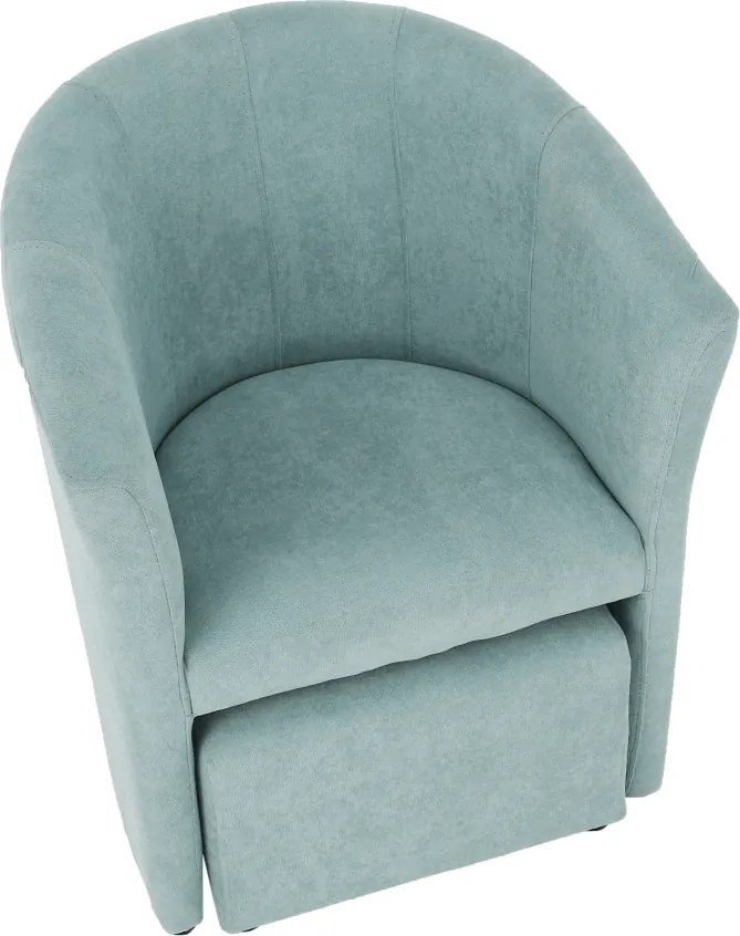 Klub fotel puffal, mentol, ROSE