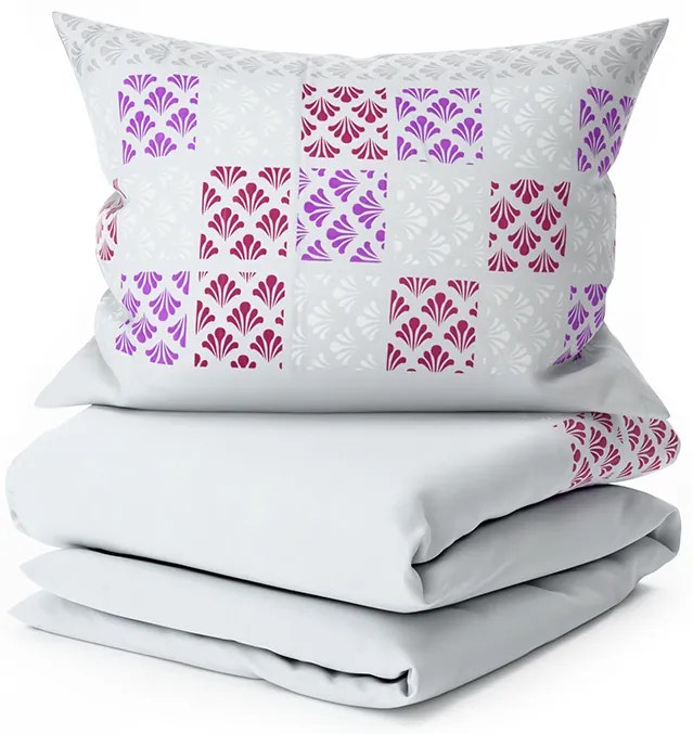 Mikroszatén ágyneműhuzat VELLARI, világosszürke Ágyneműhuzat mérete: 70 x 90 cm | 140 x 200 cm