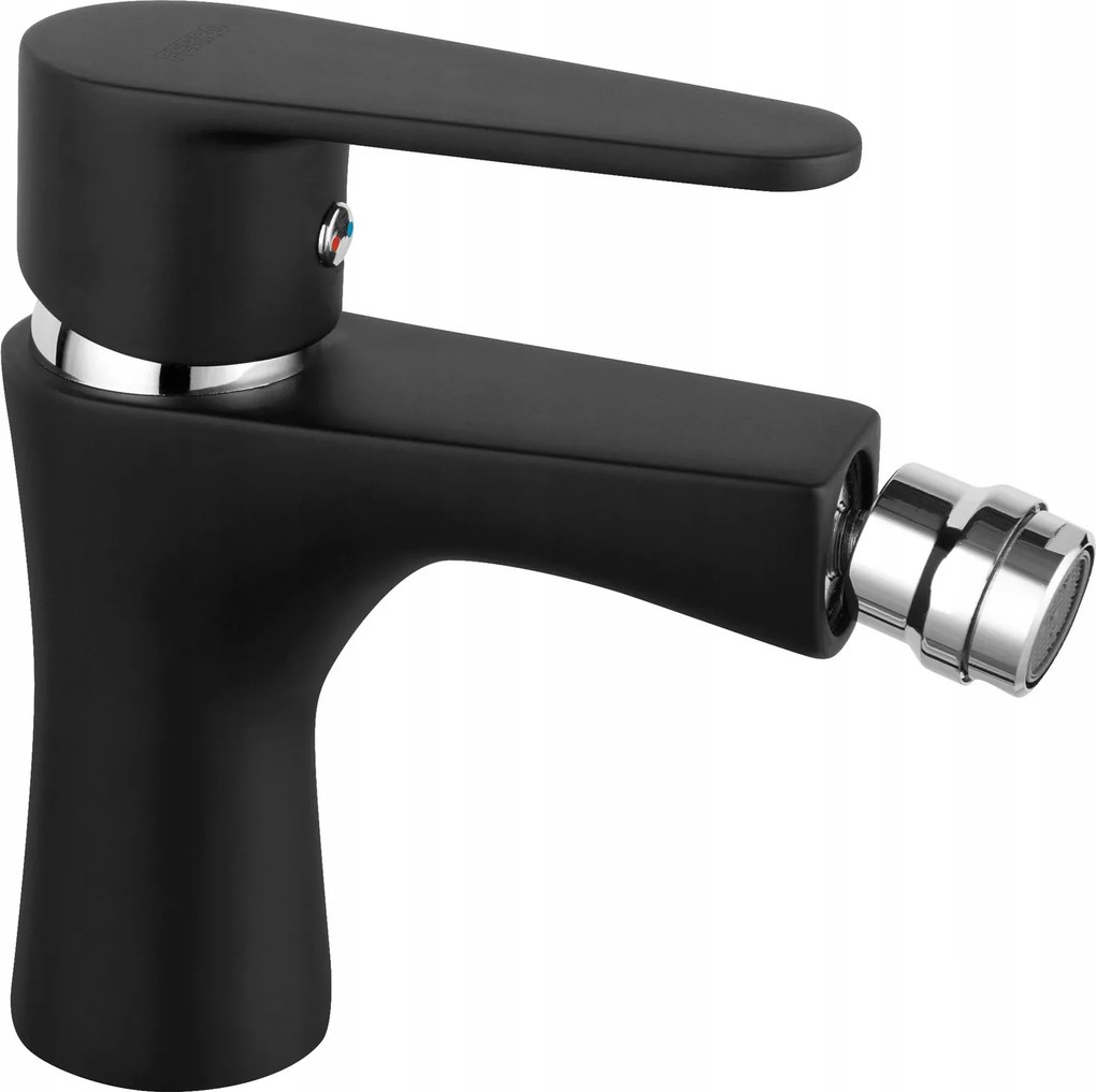 Ferro Algeo Álló Bidé Csaptelep, Fekete