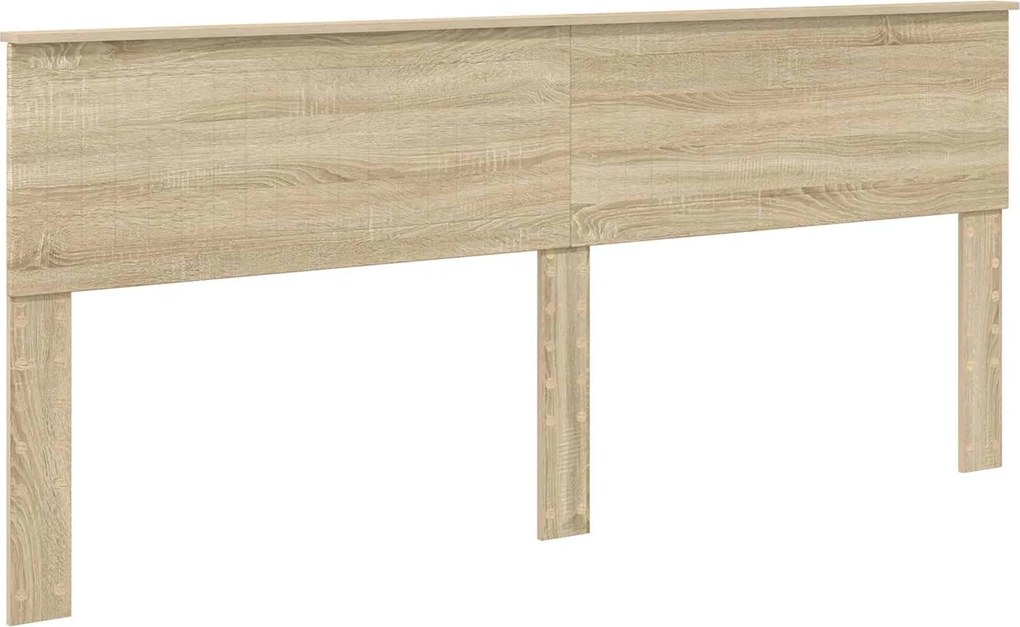 vidaXL Fejtámla Sonoma tölgy 200 cm Faanyag