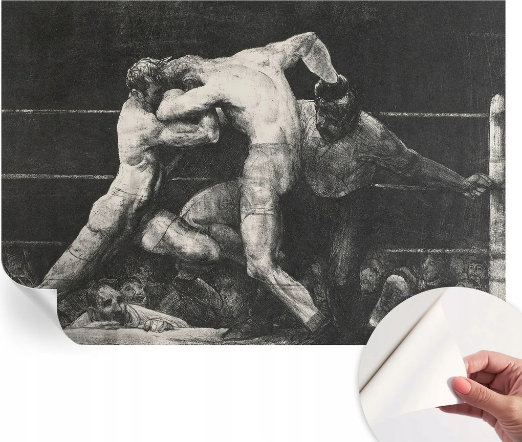 Fotótapéta Fali tapéta Hálószobába és Nappaliba Boxer párbaj 152x104