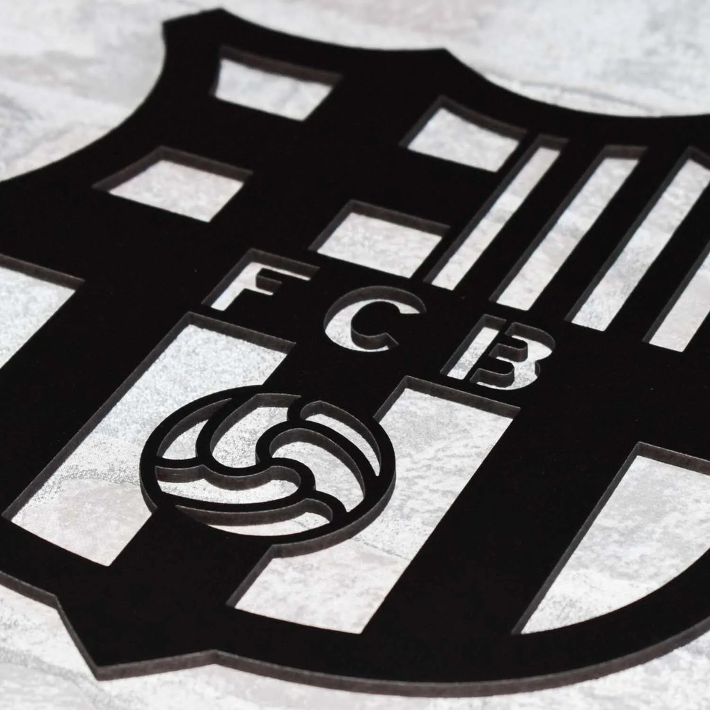 DUBLEZ | Fából készült logó - FC Barcelona | Fali kép