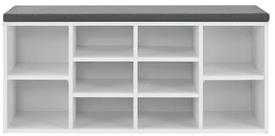 Juskys Cipőpad 104x30x48 cm - fehér