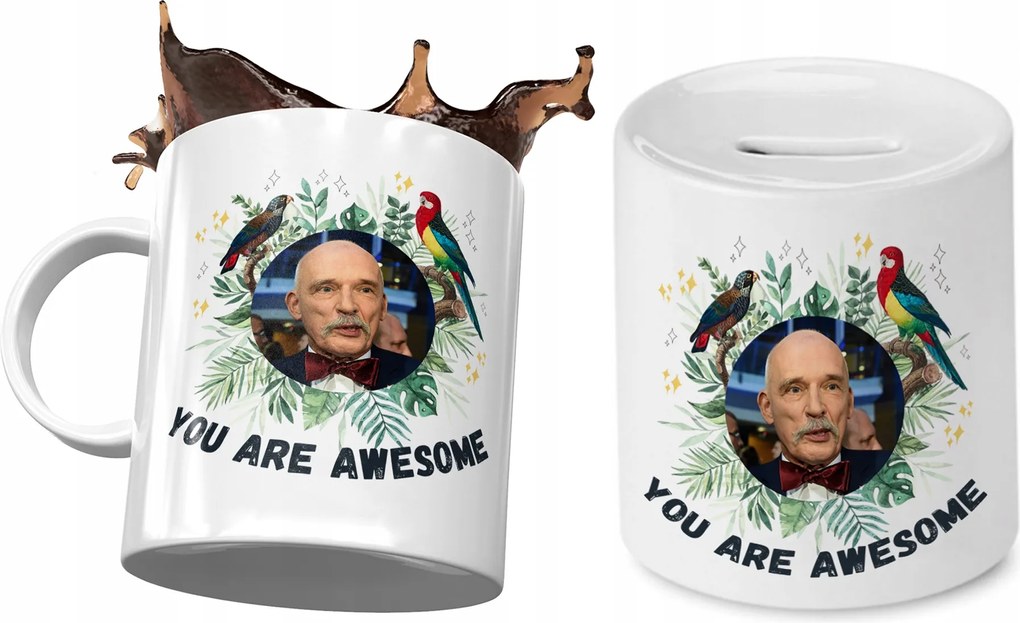 Mikke Corvinus Bögre Ajándék persely szett fényképes nyomtatással