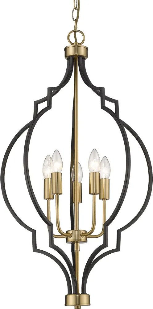 Cosmolight modern csillár nashville fekete arany cosp05186bk