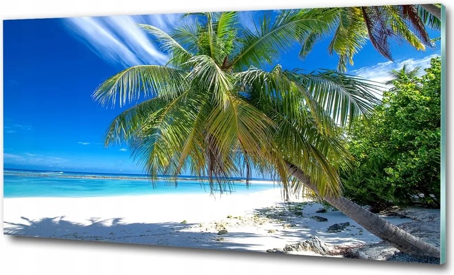 Fotó vászonkép edzett üveg tengerpart 100x70